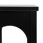 Consolle Ulla, 36x13x30, Nera