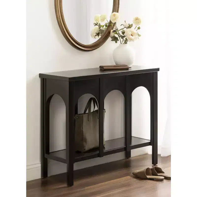 Consolle Ulla, 36x13x30, Nera