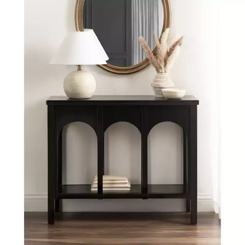 Consolle Ulla, 36x13x30, Nera