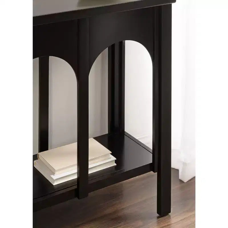 Consolle Ulla, 36x13x30, Nera