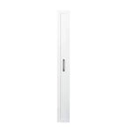 Scaffale portaoggetti estraibile multifunzionale a 7 ripiani da 71 pollici, scaffale aperto su un lato, organizer per cucina, soggiorno e spazi stretti, bianco