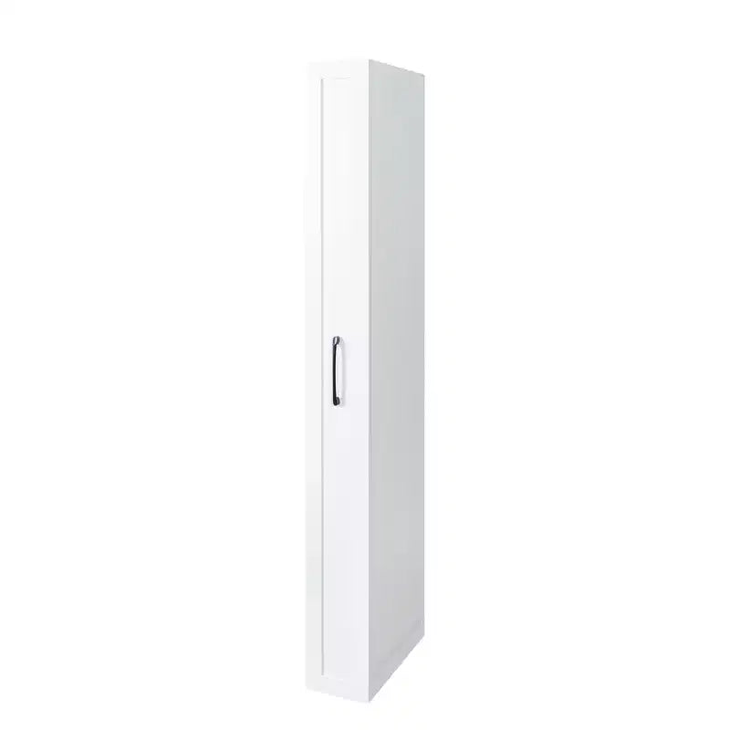 Scaffale portaoggetti estraibile multifunzionale a 7 ripiani da 71 pollici, scaffale aperto su un lato, organizer per cucina, soggiorno e spazi stretti, bianco