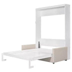 Letto a scomparsa matrimoniale moderno con cuscino
