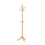 Appendiabiti in legno massello 72" con 10 ganci, organizer a 3 livelli per l'ingresso