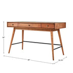 Scrivania a 3 cassetti Foerster Wood